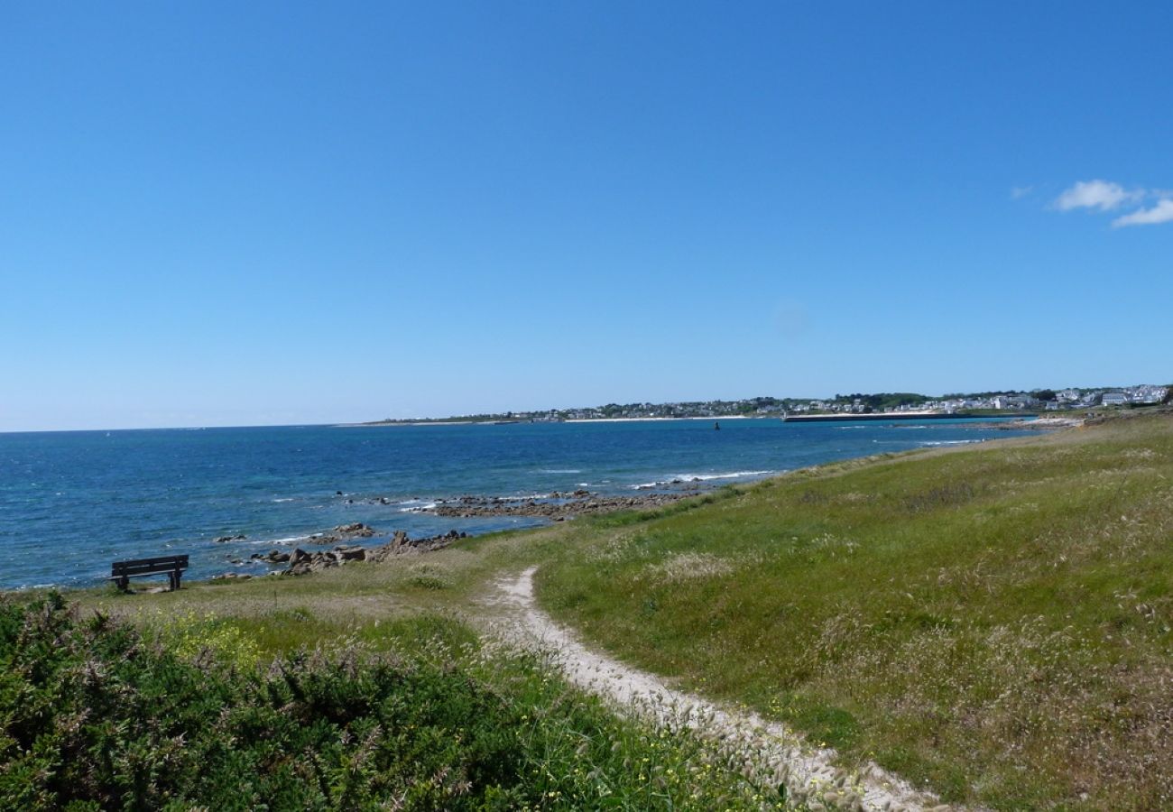 GR34 coastal path at the end of the garden