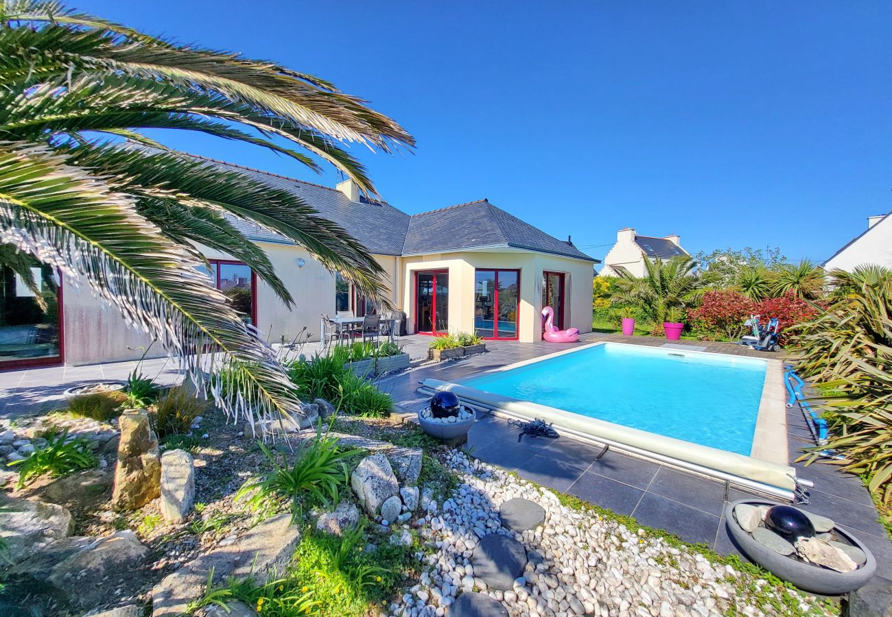 Villa à Audierne - 721-villa Trescadec avec piscine à 200m de la plage
